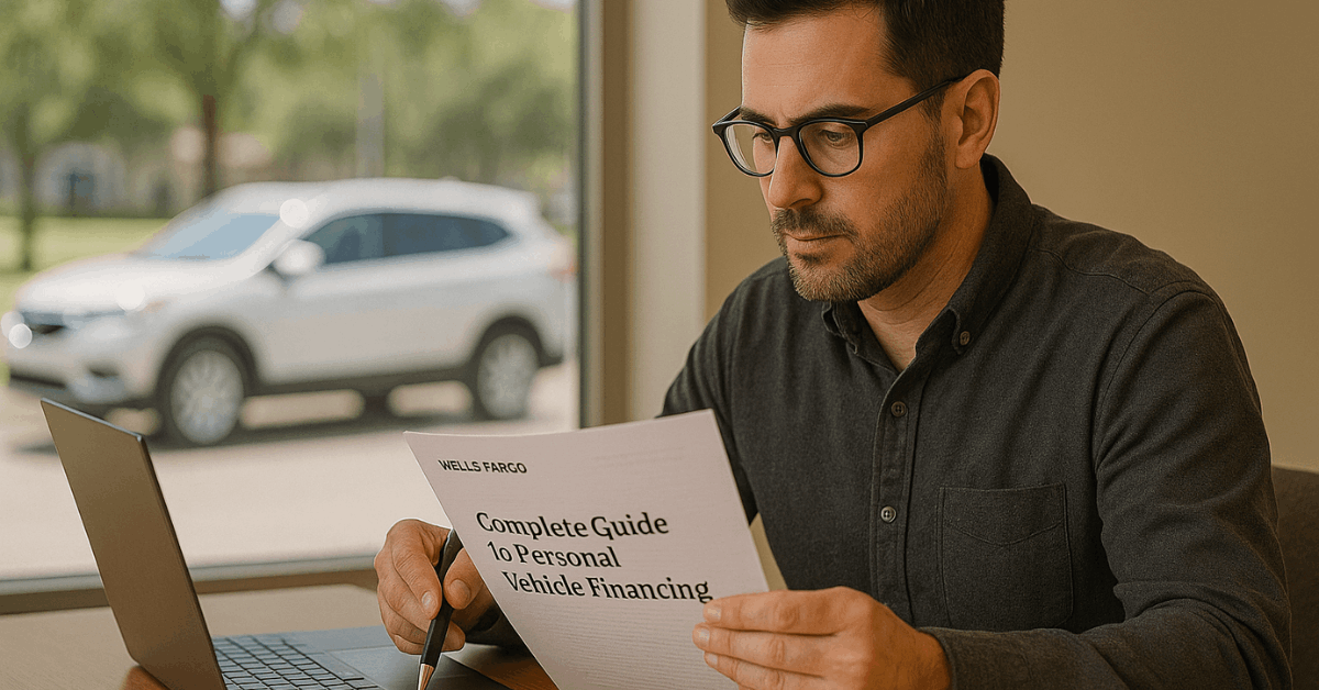 Wells Fargo: Complete Guide to Personal Vehicle Financing