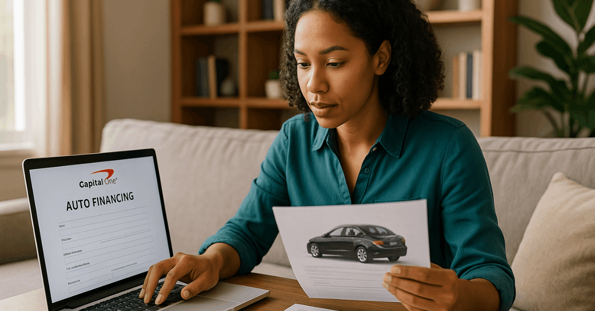 How to Apply for a Capital One Auto Financing Plan